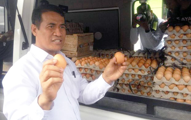 Rp19.500 per Kg, Target Mentan Suplai 100 Ton Telur Ayam di Jabodetabek
